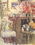 Childe Hassam Celis Thaxter's Sitting Room (nn02) Spain oil painting reproduction